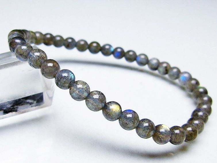 ラブラドライト ブレスレット 5mm [T219-5713] 2枚目