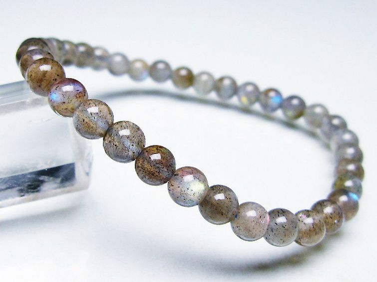 ラブラドライト ブレスレット 5mm [T219-5717] 2枚目