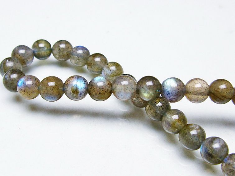 ラブラドライト ブレスレット 6mm [t219-5738] 1枚目
