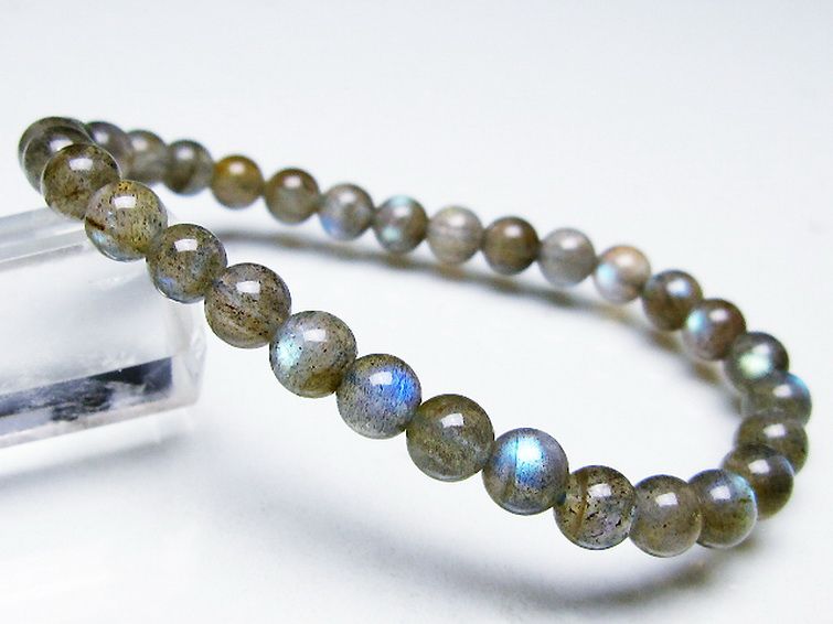 ラブラドライト ブレスレット 6mm [t219-5738] 2枚目