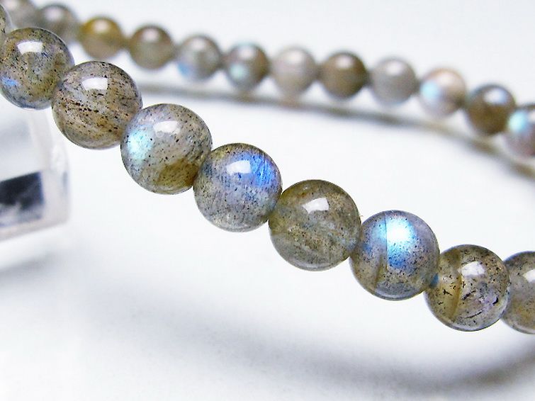ラブラドライト ブレスレット 6mm [t219-5738] 3枚目