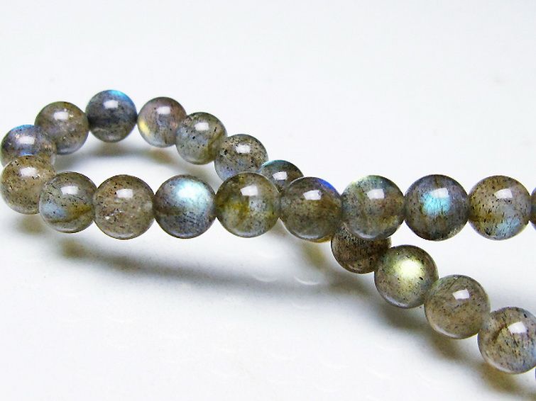 ラブラドライト ブレスレット 6mm [T219-5739] 1枚目