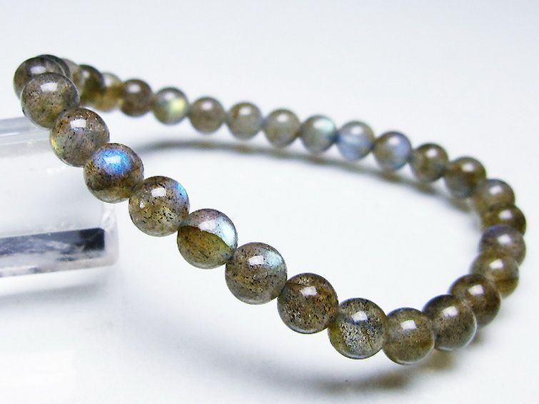 ラブラドライト ブレスレット 6mm [T219-5739] 2枚目
