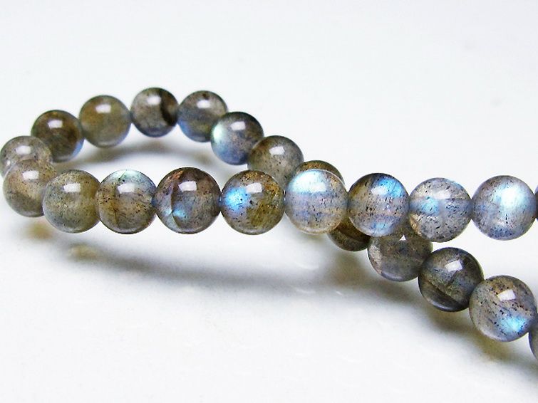 ラブラドライト ブレスレット 6mm [T219-5744] 1枚目