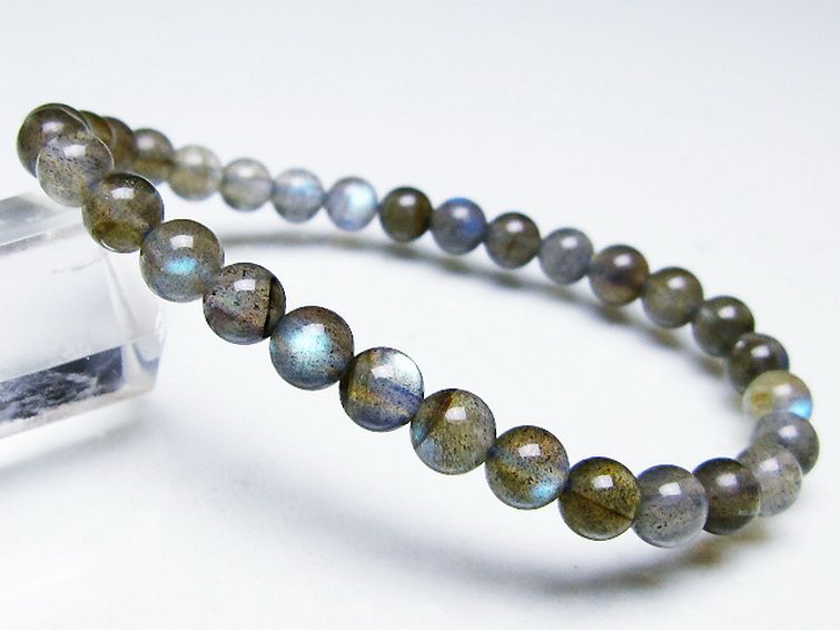 ラブラドライト ブレスレット 6mm [T219-5744] 2枚目