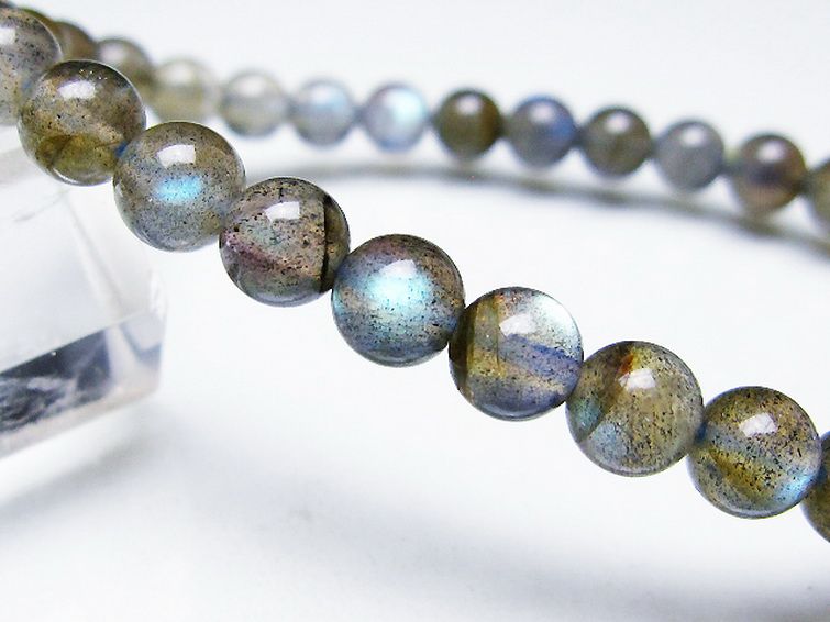 ラブラドライト ブレスレット 6mm [T219-5744] 3枚目