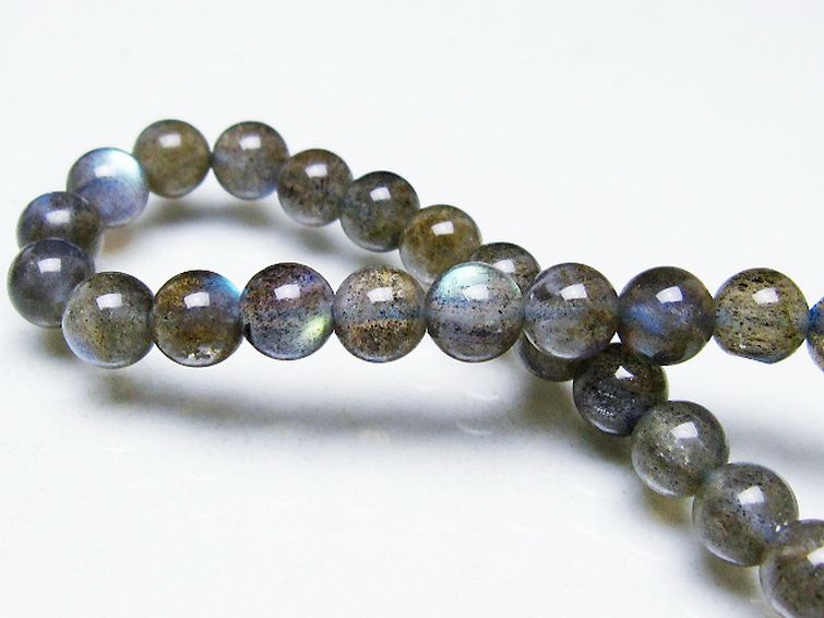 ラブラドライト ブレスレット 6mm [T219-5746] 1枚目