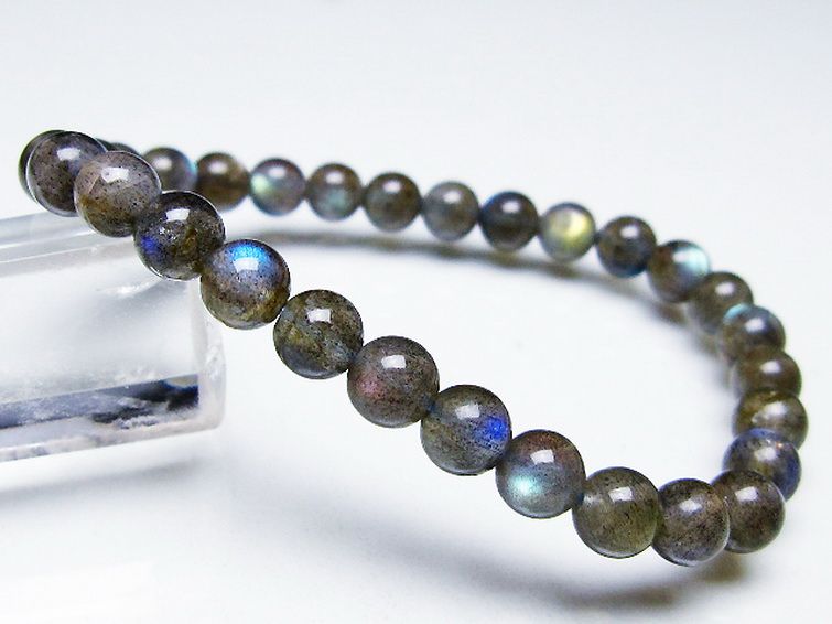 ラブラドライト ブレスレット 6mm [T219-5746] 2枚目