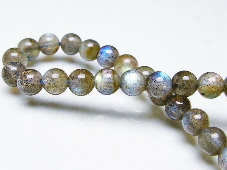 ラブラドライト ブレスレット 6mm [t219-5751] 1枚目