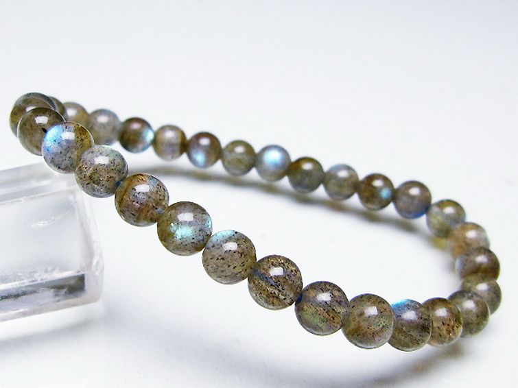 ラブラドライト ブレスレット 6mm [t219-5751] 2枚目