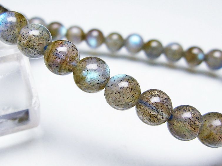 ラブラドライト ブレスレット 6mm [t219-5751] 3枚目