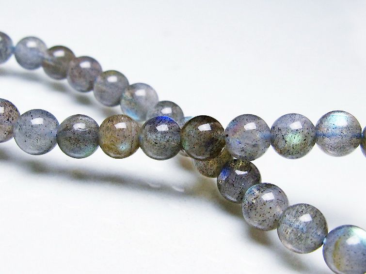 ラブラドライト ブレスレット 6mm [t219-5756] 1枚目