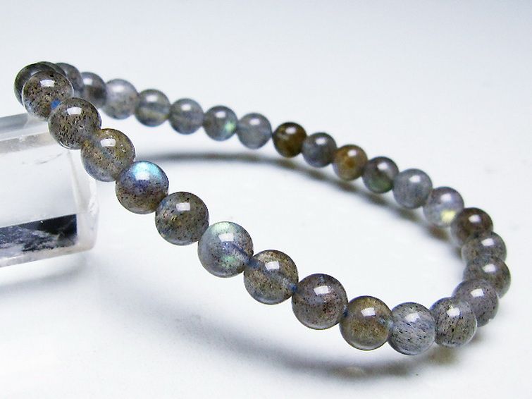 ラブラドライト ブレスレット 6mm [t219-5756] 2枚目