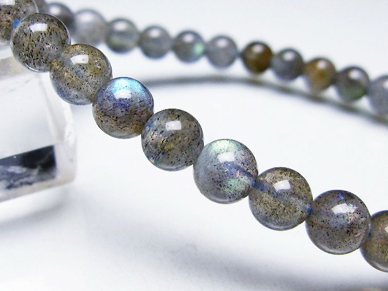 ラブラドライト ブレスレット 6mm [t219-5756] 3枚目