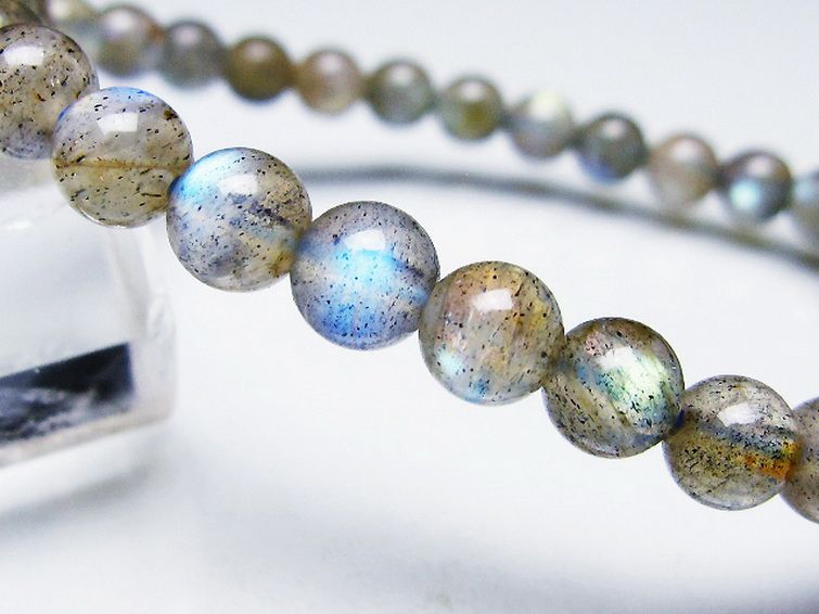 ラブラドライト ブレスレット 6mm [T219-5762] 3枚目