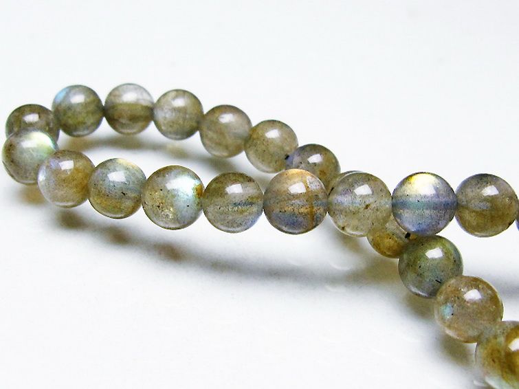 ラブラドライト ブレスレット 7mm [T219-5788] 1枚目