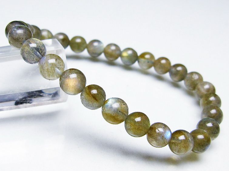 ラブラドライト ブレスレット 7mm [T219-5788] 2枚目