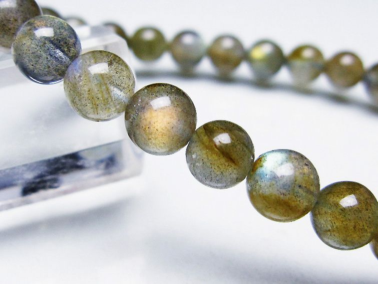 ラブラドライト ブレスレット 7mm [T219-5788] 3枚目