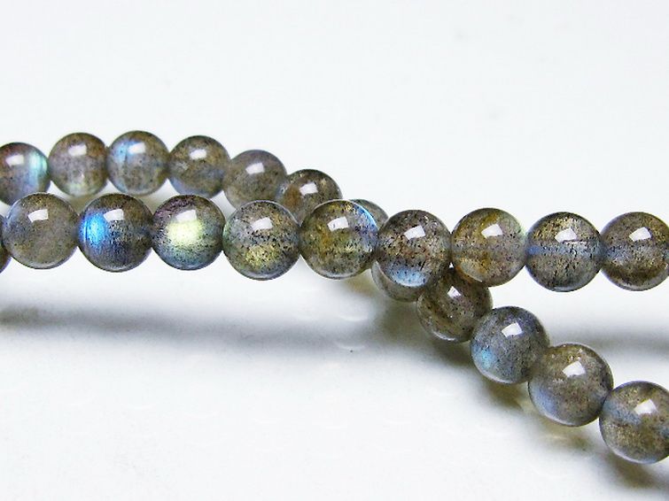 ラブラドライト ブレスレット 6mm [T219-5796] 1枚目