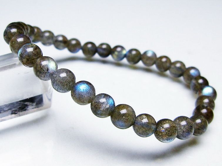 ラブラドライト ブレスレット 6mm [T219-5796] 2枚目