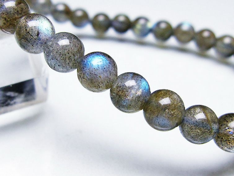 ラブラドライト ブレスレット 6mm [T219-5796] 3枚目