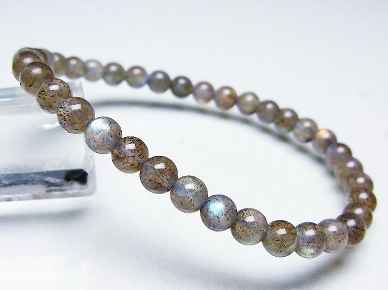 ラブラドライト ブレスレット 5mm [T219-5801] 2枚目