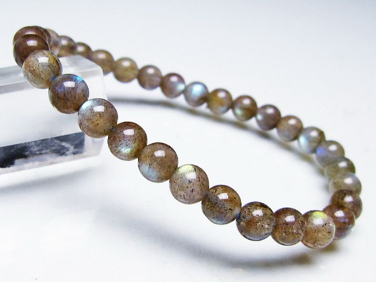 ラブラドライト ブレスレット 6mm [T219-5804] 2枚目