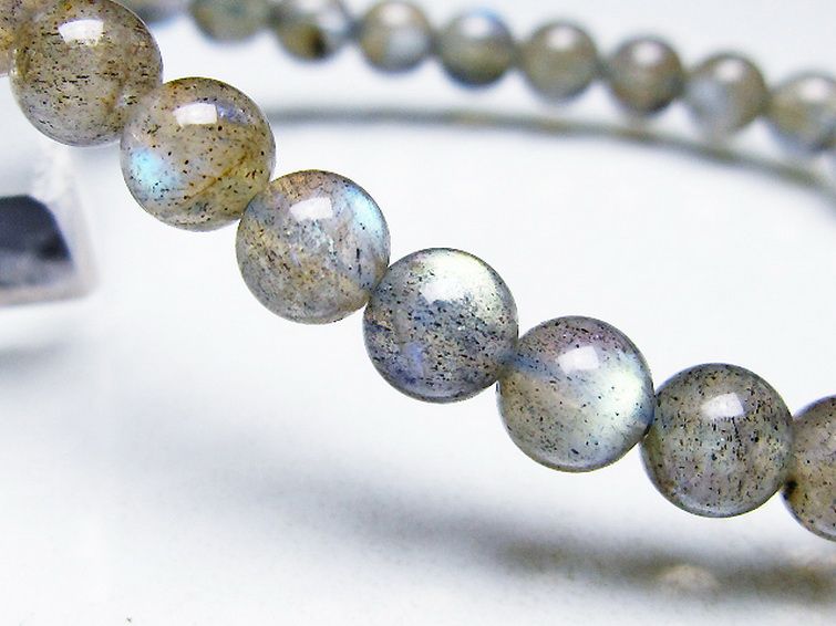 ラブラドライト ブレスレット 6mm [t219-5808] 3枚目
