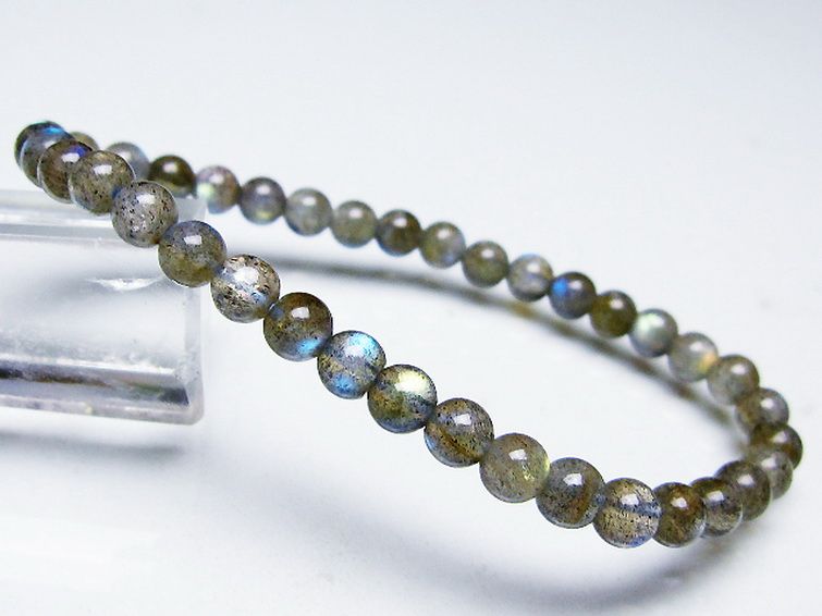 ラブラドライト ブレスレット 5mm [T219-5813] 2枚目