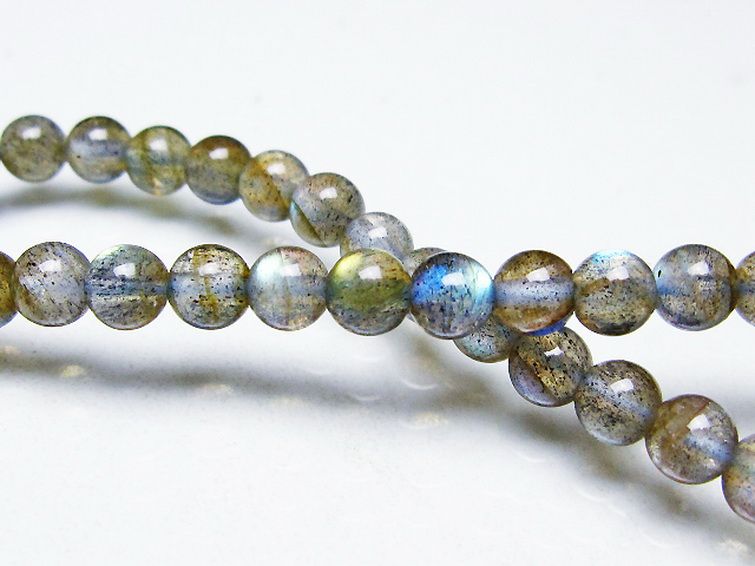 ラブラドライト ブレスレット 5mm [t219-5814] 1枚目