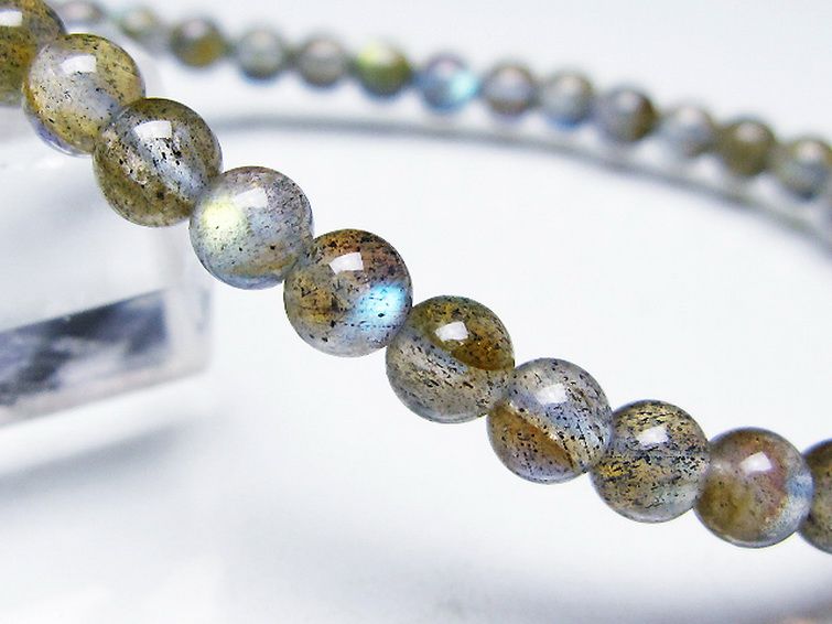 ラブラドライト ブレスレット 5mm [t219-5814] 3枚目