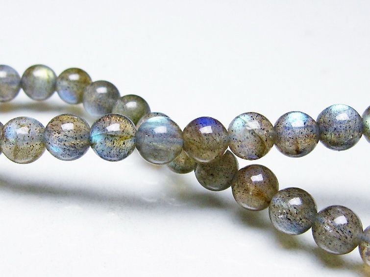 ラブラドライト ブレスレット 6mm [T219-5821] 1枚目