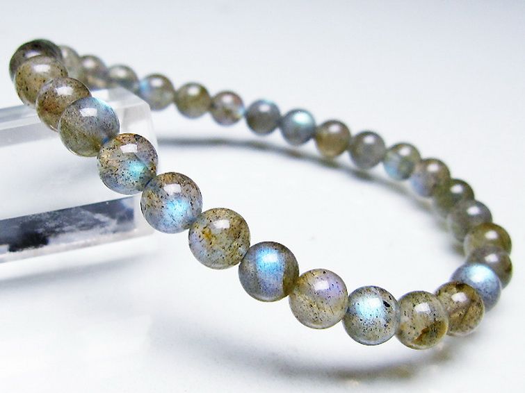 ラブラドライト ブレスレット 6mm [T219-5821] 2枚目