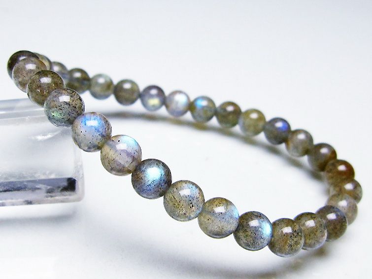 ラブラドライト ブレスレット 6mm [T219-5827] 2枚目