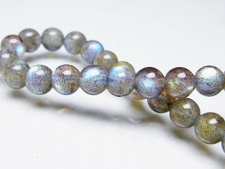 ラブラドライト ブレスレット 6mm [t219-5830] 1枚目