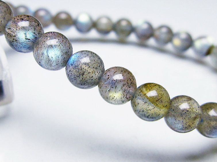 ラブラドライト ブレスレット 6mm [t219-5830] 3枚目