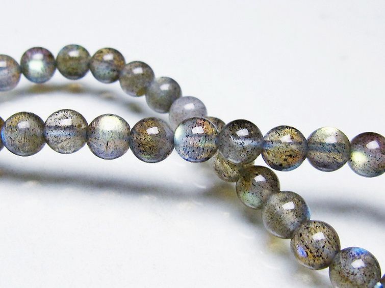 ラブラドライト ブレスレット 6mm [T219-5839] 1枚目