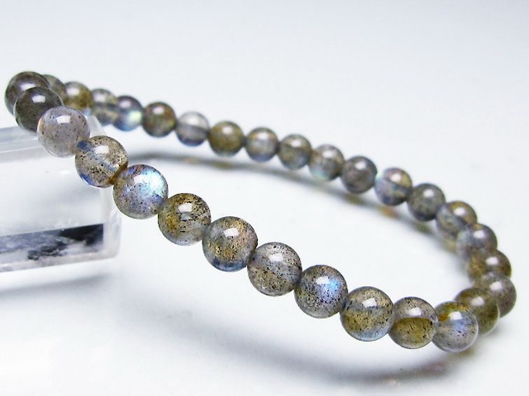 ラブラドライト ブレスレット 6mm [T219-5839] 2枚目