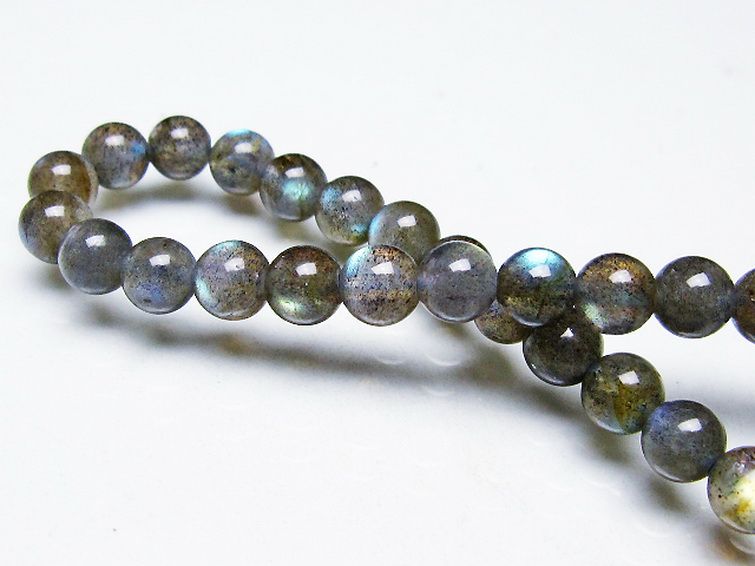 ラブラドライト ブレスレット 6mm [t219-5840] 1枚目