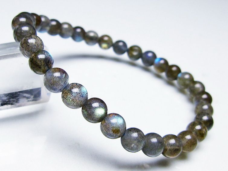 ラブラドライト ブレスレット 6mm [t219-5840] 2枚目