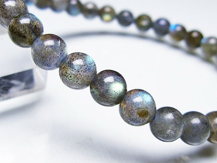 ラブラドライト ブレスレット 6mm [t219-5840] 3枚目