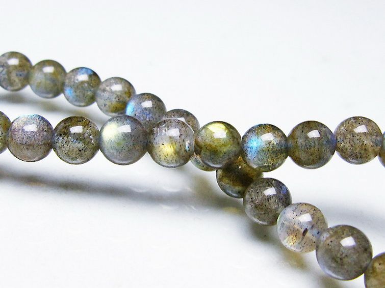 ラブラドライト ブレスレット 6mm [T219-5841] 1枚目