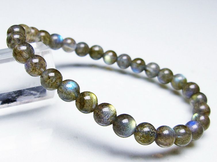 ラブラドライト ブレスレット 6mm [T219-5841] 2枚目