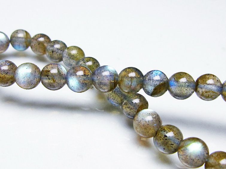 ラブラドライト ブレスレット 6mm [t219-5843] 1枚目