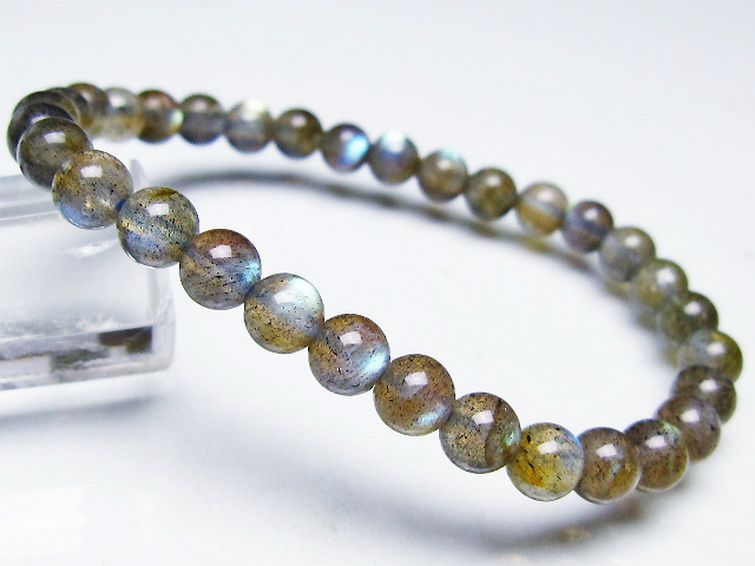 ラブラドライト ブレスレット 6mm [t219-5843] 2枚目