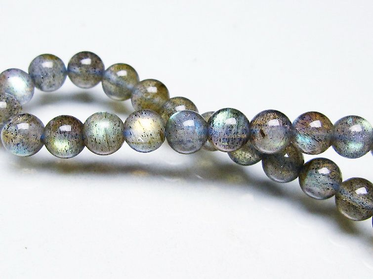ラブラドライト ブレスレット 6mm [T219-5845] 1枚目
