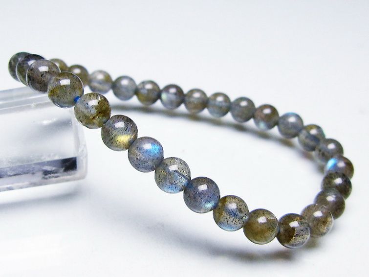 ラブラドライト ブレスレット 6mm [T219-5845] 2枚目