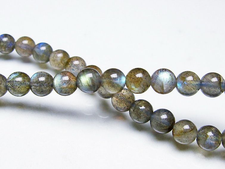 ラブラドライト ブレスレット 6mm [T219-5851] 1枚目