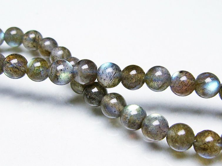 ラブラドライト ブレスレット 6mm [T219-5856] 1枚目
