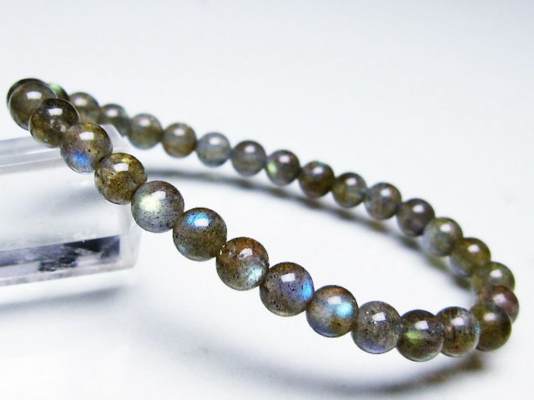 ラブラドライト ブレスレット 6mm [T219-5856] 2枚目